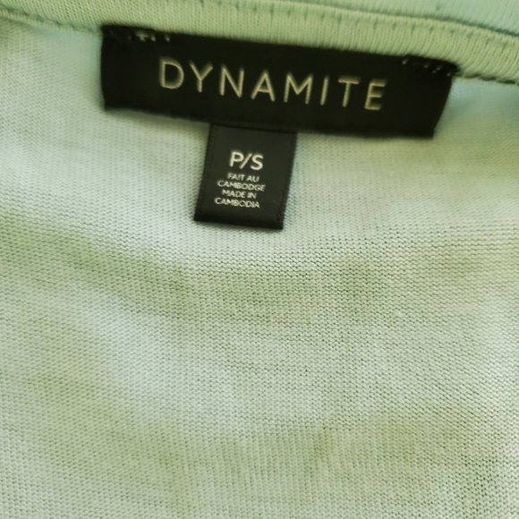 Dynamite Tunic Tank Racerback tank Soft Jersey Light Blue S - Picture 4 of 5